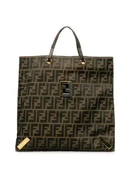 Fendi Pre-Owned: Коричневая сумка-шоппер