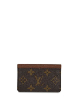 Louis Vuitton Pre-Owned: Коричневый картхолдер