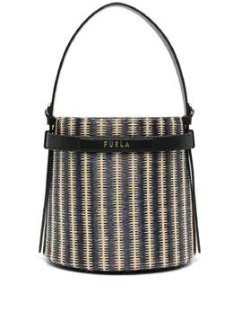 Furla: Чёрная сумка 