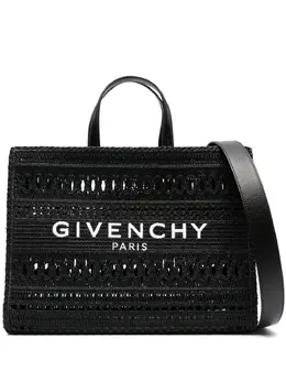 Givenchy: Чёрная сумка-шоппер  G