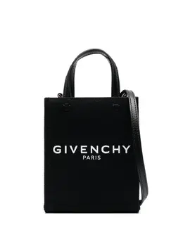 Givenchy: Чёрная сумка-шоппер  G