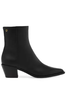 Gianvito Rossi: Чёрные ботинки 