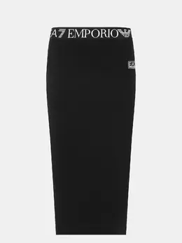 EA7 Emporio Armani: Чёрная юбка 