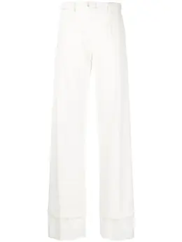 MM6 Maison Margiela: Расклешённые брюки 