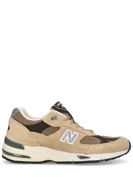 NEW BALANCE: Бежевые кроссовки  991