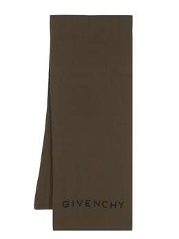 Givenchy: Коричневый шарф  4G