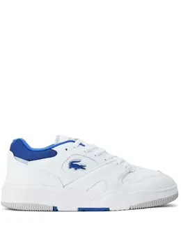 Lacoste: Белые кроссовки 