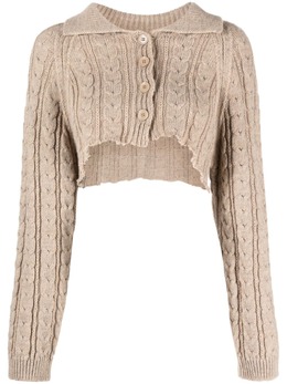 MM6 Maison Margiela: Трикотажный кардиган 