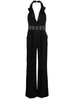 Elisabetta Franchi: Атласный комбинезон 