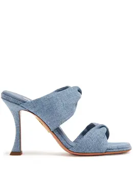 Aquazzura: Голубые сандалии 