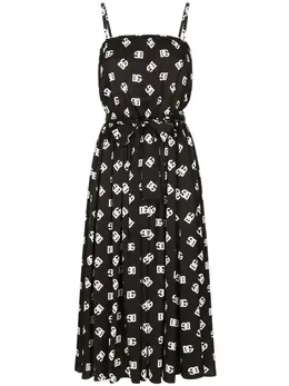 Dolce & Gabbana: Платье  DG с принтом