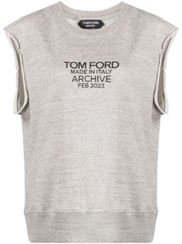 TOM FORD: Майка  Logo с принтом