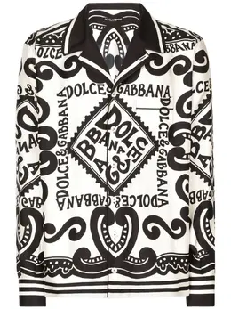 Dolce & Gabbana: Шёлковая рубашка 