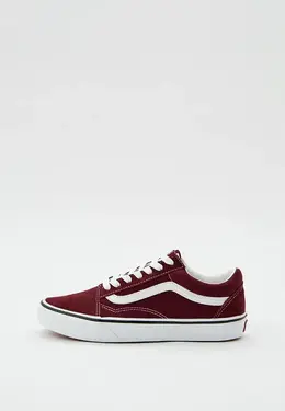 Vans: Бордовые кеды 