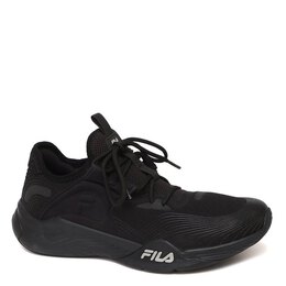 Fila: Чёрные кроссовки 