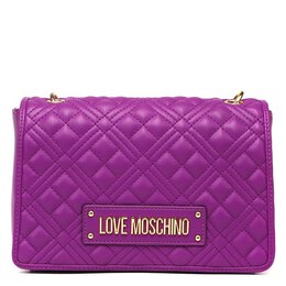 Love Moschino: Фиолетовая сумка 