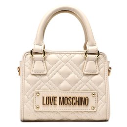 Love Moschino: Светлая спортивная сумка 