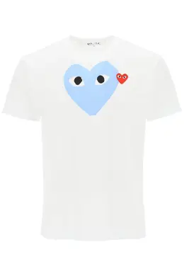 Comme Des Garcons Play: Футболка  Heart с принтом