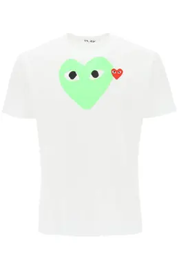 Comme Des Garcons Play: Футболка  Heart с принтом