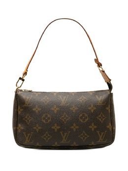 Louis Vuitton Pre-Owned: Коричневый клатч