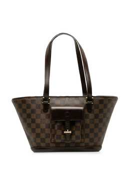 Louis Vuitton Pre-Owned: Коричневая сумка-шоппер