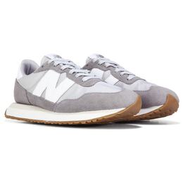 New Balance: Серые кроссовки  237