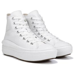 Converse: Белые кеды  Chuck Taylor All Star Move