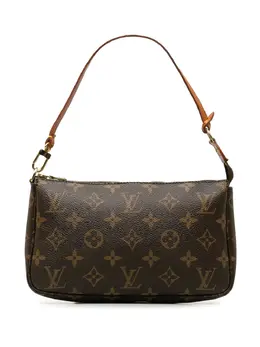 Louis Vuitton Pre-Owned: Коричневый клатч