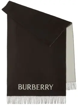 Burberry: Шарф с принтом 