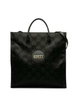 Gucci Pre-Owned: Чёрная сумка-шоппер