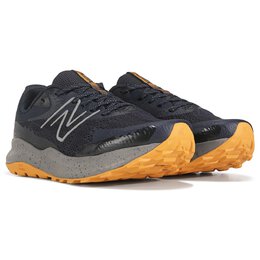 New Balance: Синие кроссовки 