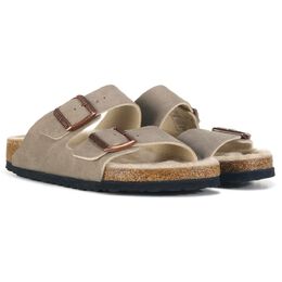 Birkenstock: Серые сандалии 