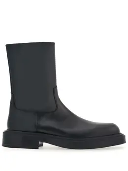 Ferragamo: Чёрные ботинки 