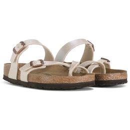 Birkenstock: Белые сандалии  Mayari