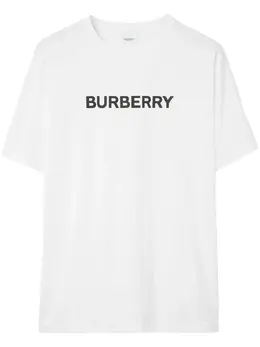 Burberry: Футболка с принтом 