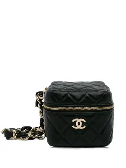 CHANEL Pre-Owned: Чёрная сумка 