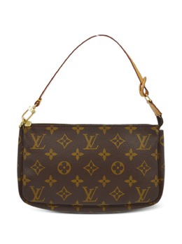 Louis Vuitton Pre-Owned: Коричневый клатч