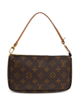 Louis Vuitton Pre-Owned: Коричневый клатч