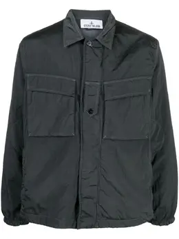 Stone Island: Тёмная рубашка 