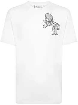 Philipp Plein: Хлопковая футболка  Skull