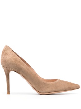 Gianvito Rossi: Бежевые туфли 