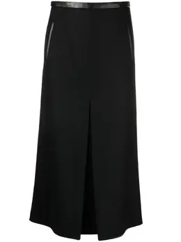 Saint Laurent: Юбка из шерсти 