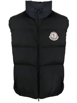 Moncler: Чёрный жилет 