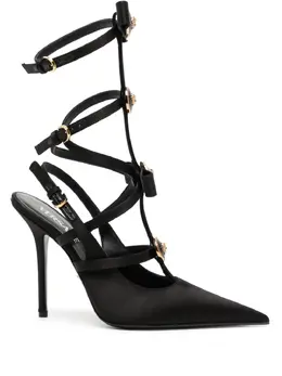 Versace: Чёрные туфли  Gianni