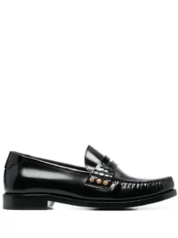 Saint Laurent: Чёрные лоферы 