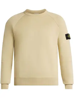 Stone Island: Бежевый свитшот  Compass