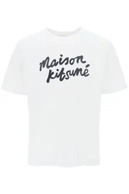 Maison Kitsune: Белая футболка 