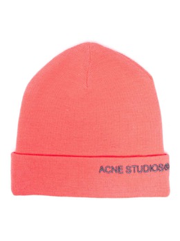 Acne Studios: Розовая шапка 