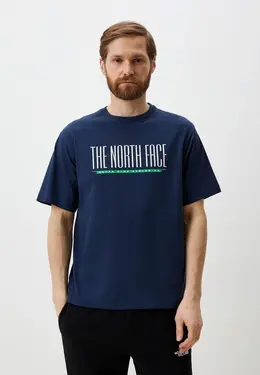 The North Face: Синяя футболка 