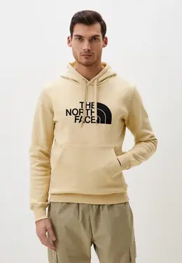 The North Face: Бежевая толстовка 